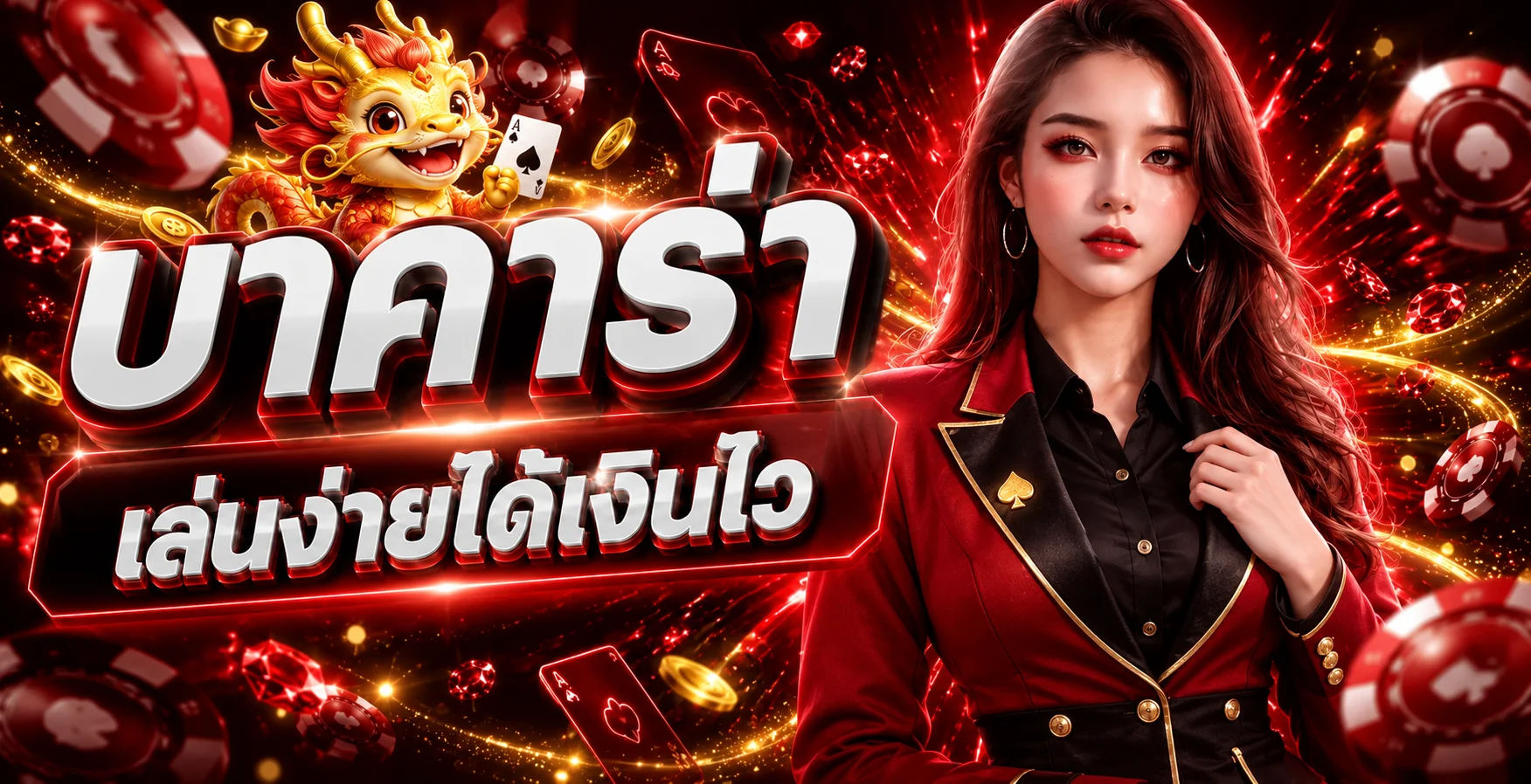 แบนเนอร์บาคาร่า Evolution Gaming สำหรับมือใหม่